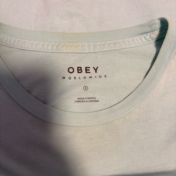 Obey Mint Blue Tee - Picture 3 of 4